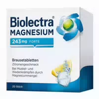 Biolectra Magnesium 243 mg Forte Brausetabletten Zitronengeschmack