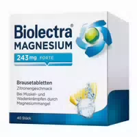 Biolectra Magnesium 243 mg Forte Brausetabletten Zitronengeschmack