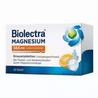 Biolectra Magnesium 365 mg Fortissimum Brausetabletten Orangengeschmack