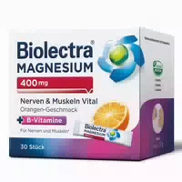 Biolectra Magnesium 400mg Nerven & Muskeln Vital Orange 30 st Pellets