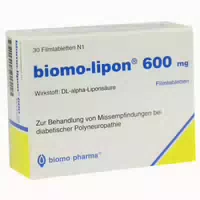 Biomo Lipon 600mg 30 St Filmtabletten