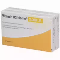 Vitamin D3 Biomo 2 000 I E Kapseln Nahrungsergänzungsmittel
