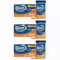 Bion3 Energy¹ Tabletten, Vitamin B12, C, Magnesium & Bakterienkulturen Jetzt 10% Mit Dem Code Bion10 Sparen