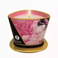 Shunga Erotic Art Mini Caress Rosen Massagekerze 170 ml