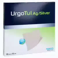 Urgotül Silver 10x12 cm Wundgaze 10 st
