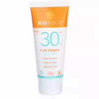 Biosolis Bio Sonnenmilch Aloe Vera Lsf 30 100 ml Milch