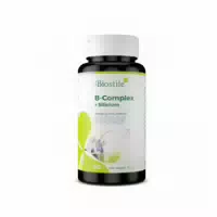 Biostile B Complex Silicium – Vitamin B Komplex Kapseln für Energie & Nerven mit Cholin