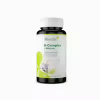 Biostile B Complex Silicium – Vitamin B Komplex Kapseln für Energie & Nerven mit Cholin
