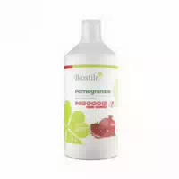 Biostile Granatapfelsaft – Natürlicher Saft mit Vitamin C, B Vitaminen, Vitamin E & Biotin