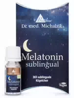 Melatonin Sublingual | 0,5 mg Melatonin | 365 Kügelchen | Dr Med Michalzik