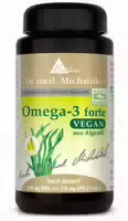 Omega 3 Forte Vegan | 2096mg Veganes Omega 3 Algenöl | 60 Kapseln | Dr Med Michalzik