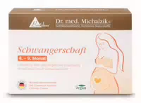 Premium Schwangerschafts Nahrungsergänzung | Bioaktive Nährstoffe & Veganes Omega 3 | 2 , 3 Trimester | Dr Med Michalzik