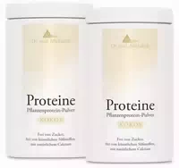 Proteine Kokos 2 Dosen | 40g Natur Erbsenprotein | 1150g Pulver | Dr Med Michalzik