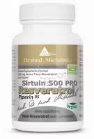 Resveratrol Sirtuin 500 Pro | 500mg Trans Resveratrol | 60 Kapseln | Dr Med Michalzik