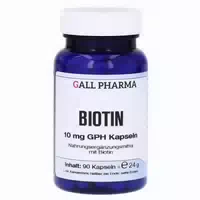 Biotin 10 mg Gph Kapseln 30 st