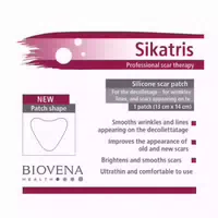 Biovena Health Sikatris Silikonpflaster für Dekolleté Falten 5 st