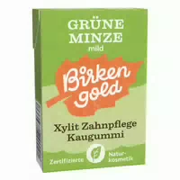 Birkengold Zahnpflege Natur Kaugu Grüne Minze Mild