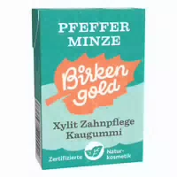 Birkengold Zahnpflege Natur Kaugummi Pfefferminze