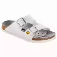 Birkenstock Arizona Esd Pantolette Blau Normale Weite Gr 35