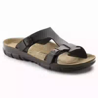 Birkenstock Damen Pantolette Sofia, Birkoflor, Schmal, Schwarz