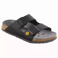 Birkenstock Esd Sandale Arizona, Schwarz, Schmal