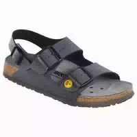 Birkenstock Milano Esd Bf Sandale Schwarz Gr 36