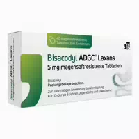 Bisacodyl Adgc Laxans 5 mg Magensaftres 40 st