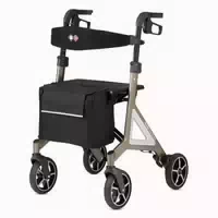 Rollator Bischoff & Bischoff Alevo Country Faltbar 6,5 kg Tasche & Rückengurt Platin 58,5 cm 1 st