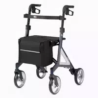 Rollator Bischoff & Bischoff Alevo Alu Faltbar 6,5 Kg Mit Tasche & Rückengurt Nachtblau 51 Cm 1 St