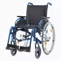 Rollstuhl Bischoff & Bischoff Pyro Start Plus 14 Kg Leicht, Ohne Tb, 37 Cm Blau 1 St