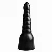 All Black Großer Dunkler Dildo