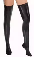 Bettstiefel aus Lack mit Stretch Einsätzen