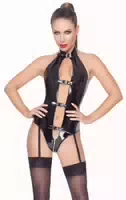 Body Aus Lack, Strapse Abnehmbar