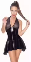Kleid Aus Lack Mit Powernet Cups Und Neckholder