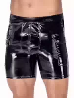 Lack Shorts Mit Klappentaschen