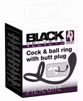 Black Velvets Cock Ball Ring