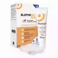 Blephagel Duo 30 G Pads 1 Packung Kombipackung