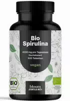 Bloom Naturals Bio Spirulina Presslinge Hochdosiert 600 Tabletten 75 Tage Vorrat