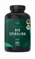 Bio Spirulina Presslinge Hochdosiert Bio Spirulina Algen 4000mg 600 Presslinge True Nature