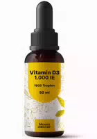 Bloom Naturals Vitamin D3 Tropfen 1000 Ie Hochdosiert 50 ml