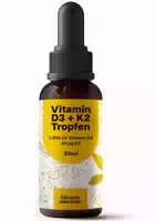 Vitamin D3 K2 Tropfen 50 ml 1000 Ie D3 & 20 Μg K2 Bloom Naturals