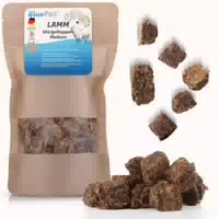 Bluepet 100% Lamm Fleisch Würfel Trainingssnacks Kauartikel Lamm
