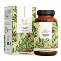 Blutzucker Komplex 90 Vegane Kapseln Zimt Myo Inositol Zink Olivenblatt Chrom Naturtreu