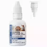 Bmut Ohrentropfen für Hunde & Katzen mit Kolloidalem Silber 50 ml