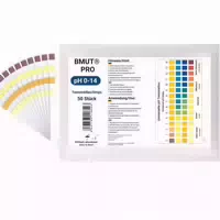 Bmut Ph Wert 0 14 Teststreifen Universal Indikator Großer Messbereich Wasser