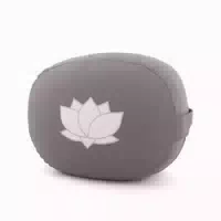 Bodhi Meditationskissen Oval, Dinkelfüllung, Stick Lotus 1 St