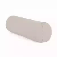 Bodhi Yoga Bolster Basic Silver Cloud | Dinkelhülsen