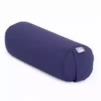 Bodhi Yoga Mini Bolster Rund , Nackenrolle, Eco, Buchweizenschalen Anthrazit
