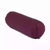 Yoga Mini Bolster Rund , Nackenrolle, Eco, Buchweizenschalen Dunkelblau