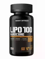 Body Attack Lipo 100hardcore Caps